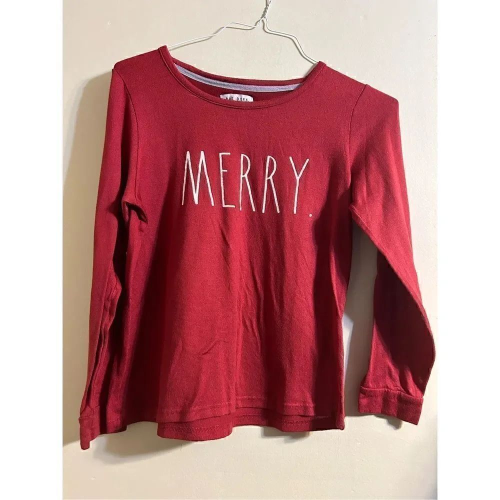 Rae Dunn Merry long sleeve top size medium